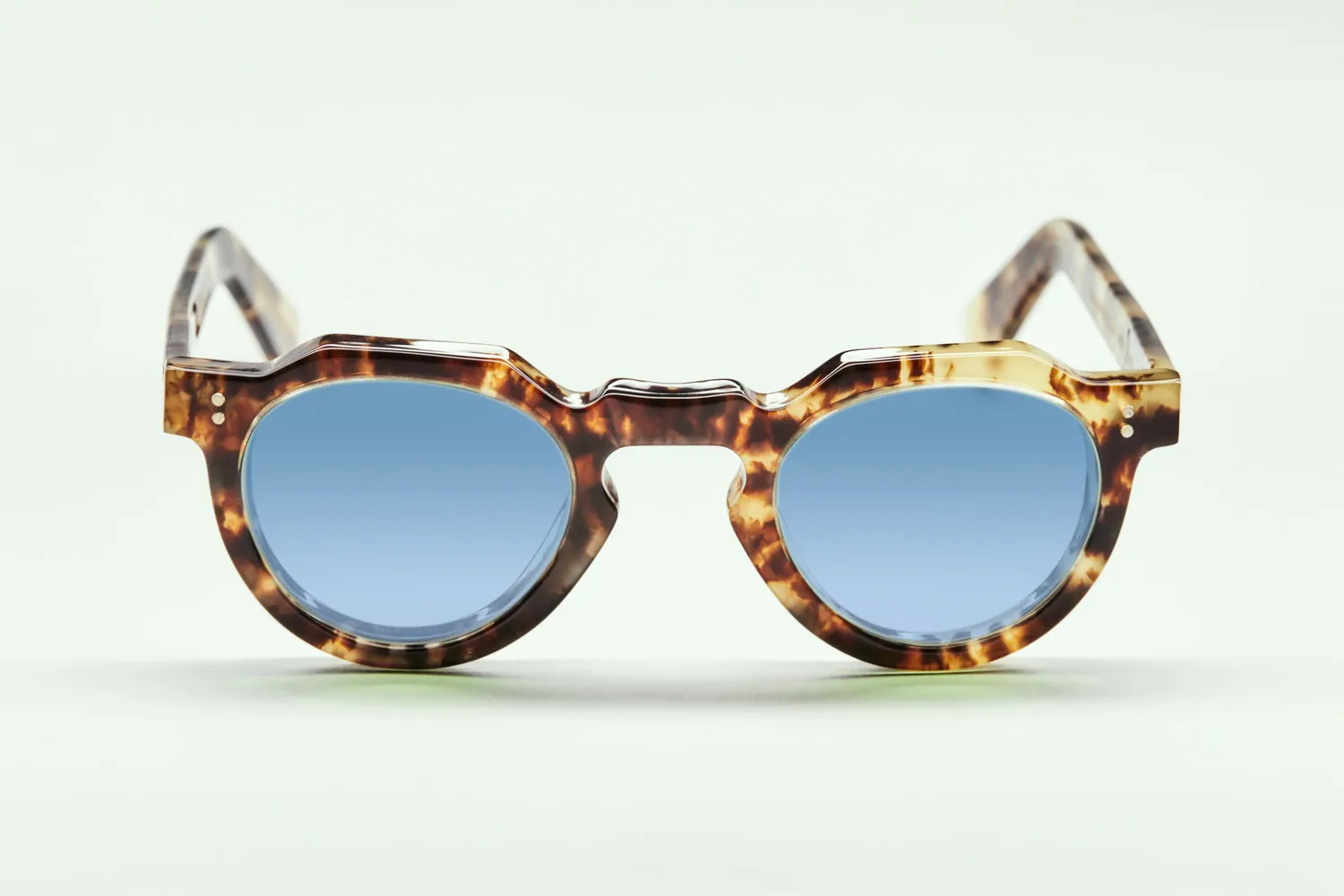Lesca Upcycling Crown occhiali da vista Tigré 8 mm acetato