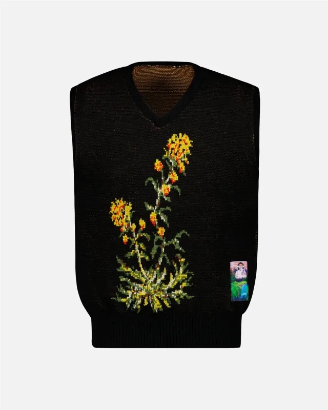 Vuarnet Gilet Maglia Unisex Genepi Nero Merino