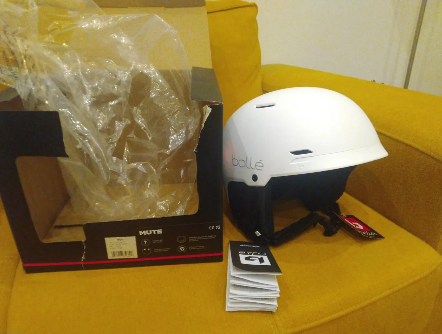 Bollé Mute casco da sci grigio S ABS ventilato