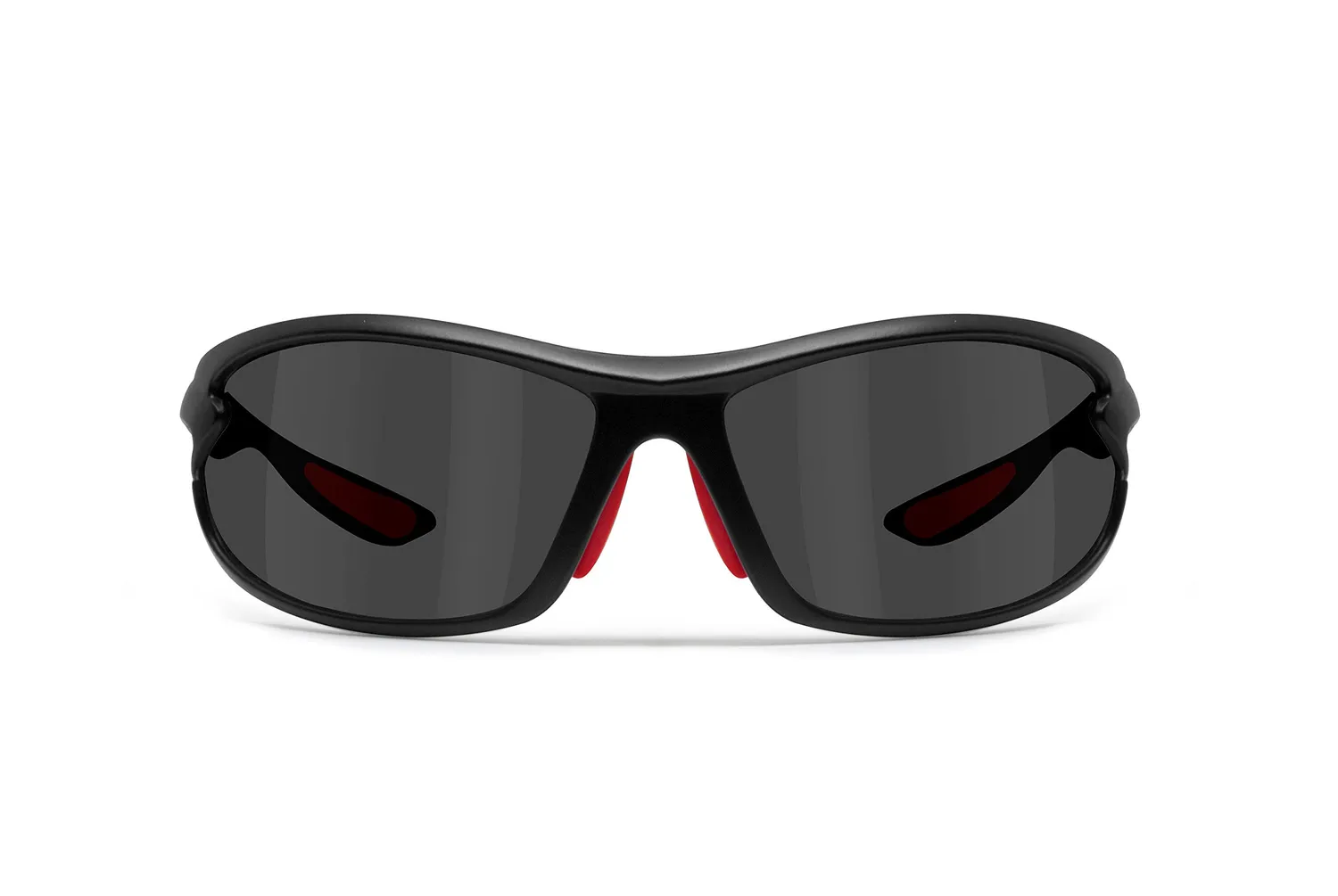 Bertoni P676C occhiale bici nero rosso polarizzato 18 g