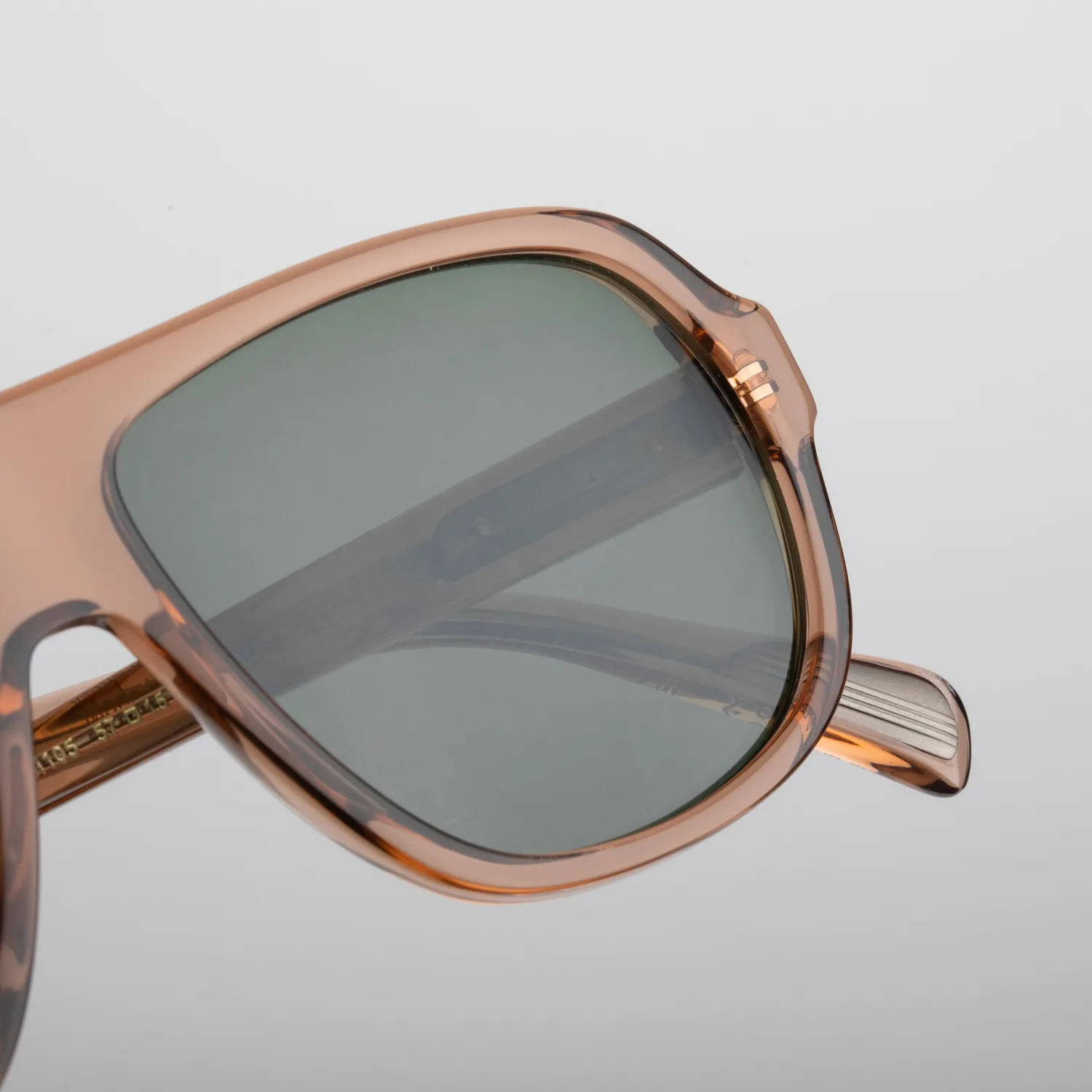 Steve McQueen Iconic Solar Racing montatura Crystal Caramel