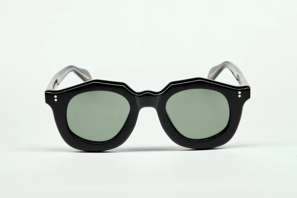Lesca Collection Sine occhiale nero acetato