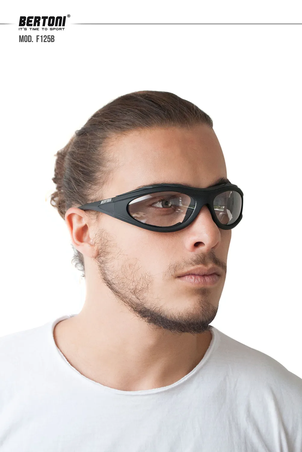 Bertoni F125 Occhiali Moto Fotocromatici Cat. 0-3