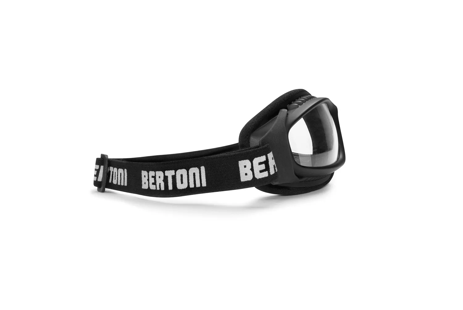 Bertoni AF113 maschera moto fotocromatica nero opaco