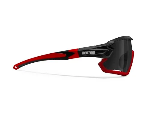 Bertoni Quasar occhiali sport polarizzati fotocromatici grigi
