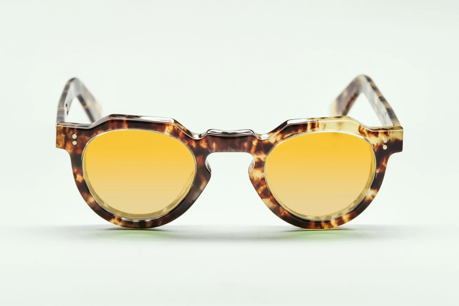 Lesca Upcycling Crown occhiali da vista Tigré 8 mm acetato
