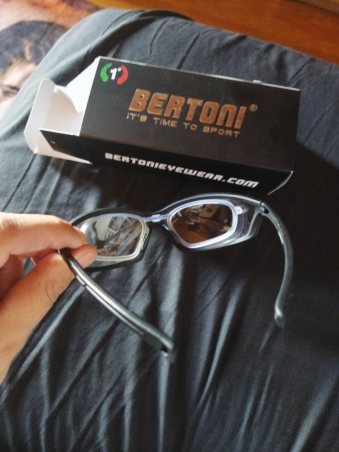 Bertoni AF100 montatura da vista sport clip ottica