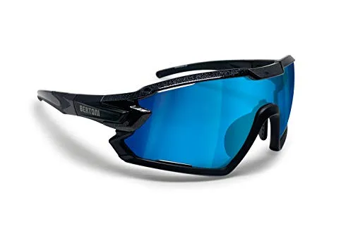 Bertoni Quasar occhiali ciclismo fotocromatici antiappannanti