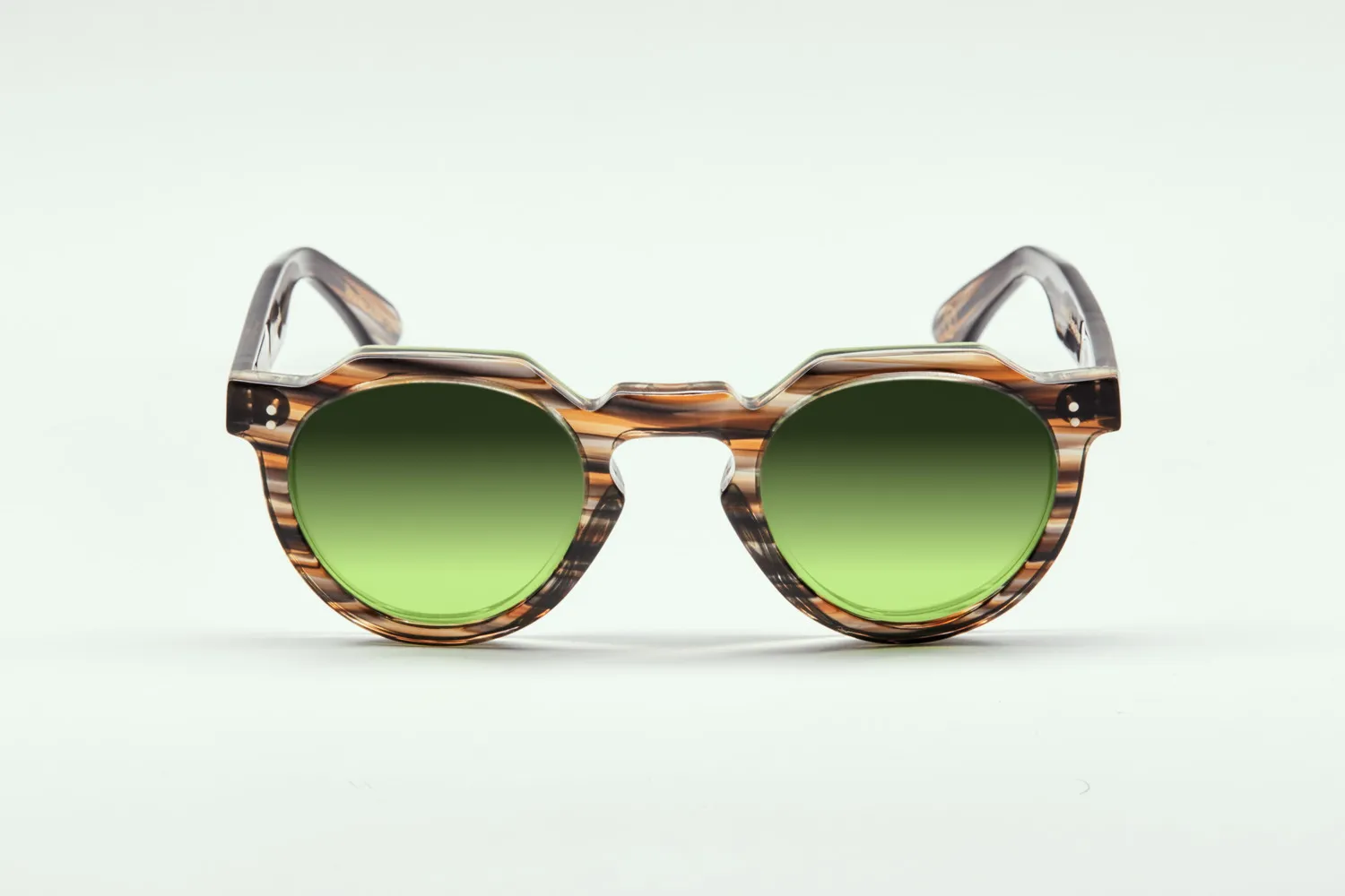 Lesca Upcycling Crown XL 46mm tabacco acetato