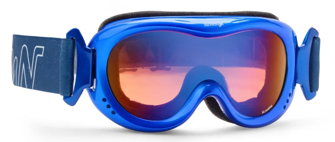 Demon Snow 6 maschera sci bimbo arancione army cat. 2