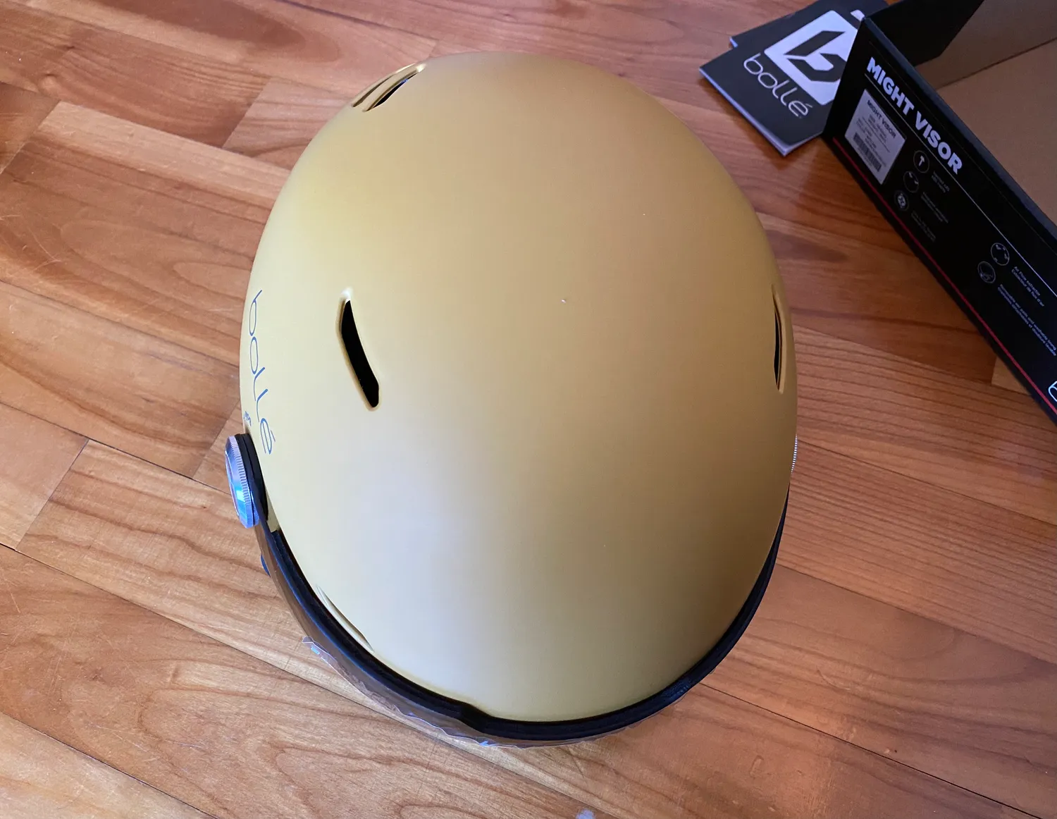 Bollé Might Visor casco sci bianco con visiera
