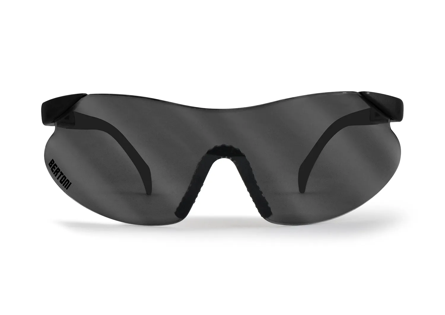Bertoni AF185A occhiali tiro fumo specchio nero perla