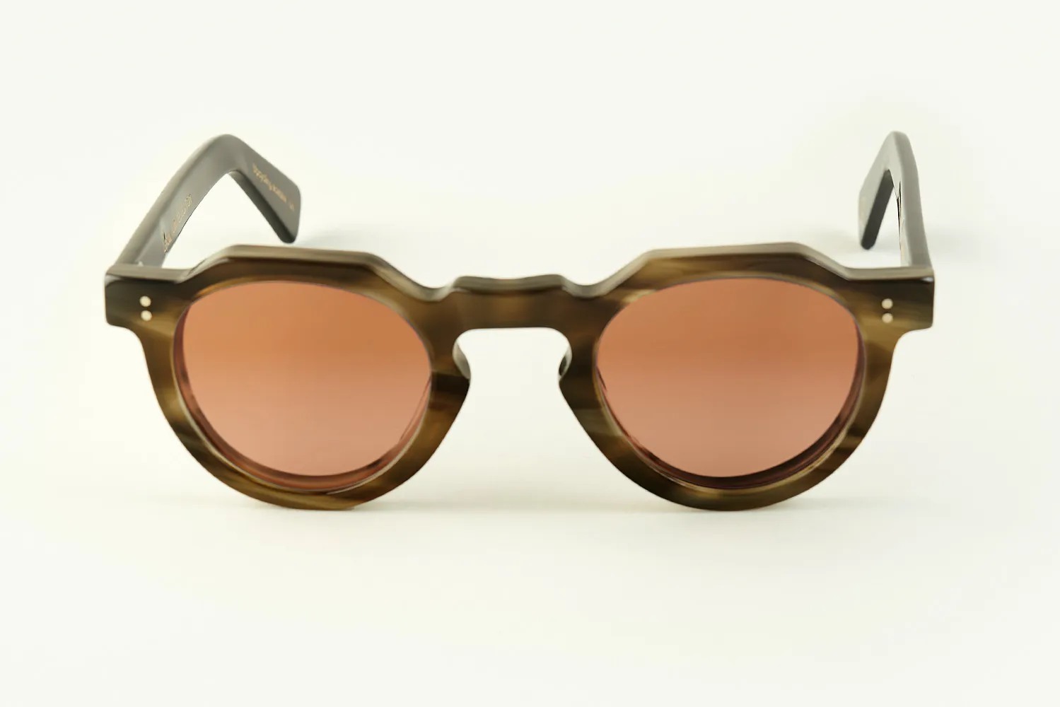 Lesca Upcycling Crown montatura da vista Corne 8mm acetato