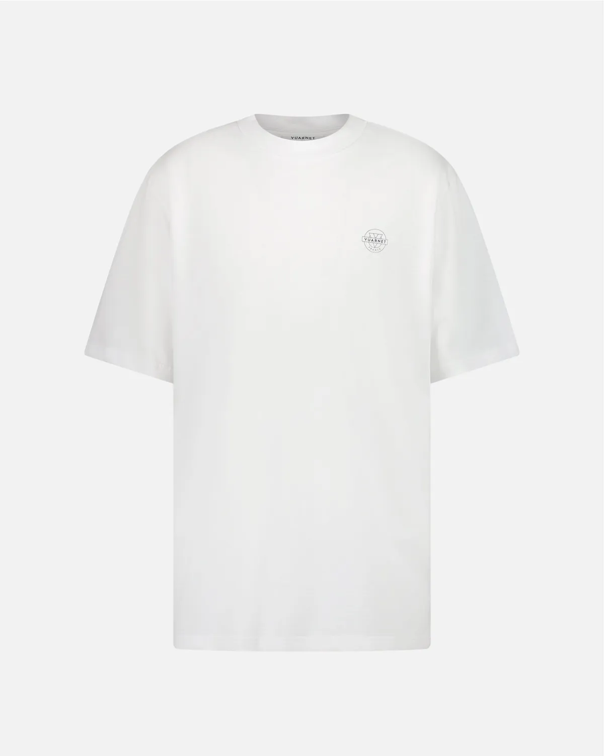 Vuarnet Stamp Logo t-shirt uomo bianca cotone leggero
