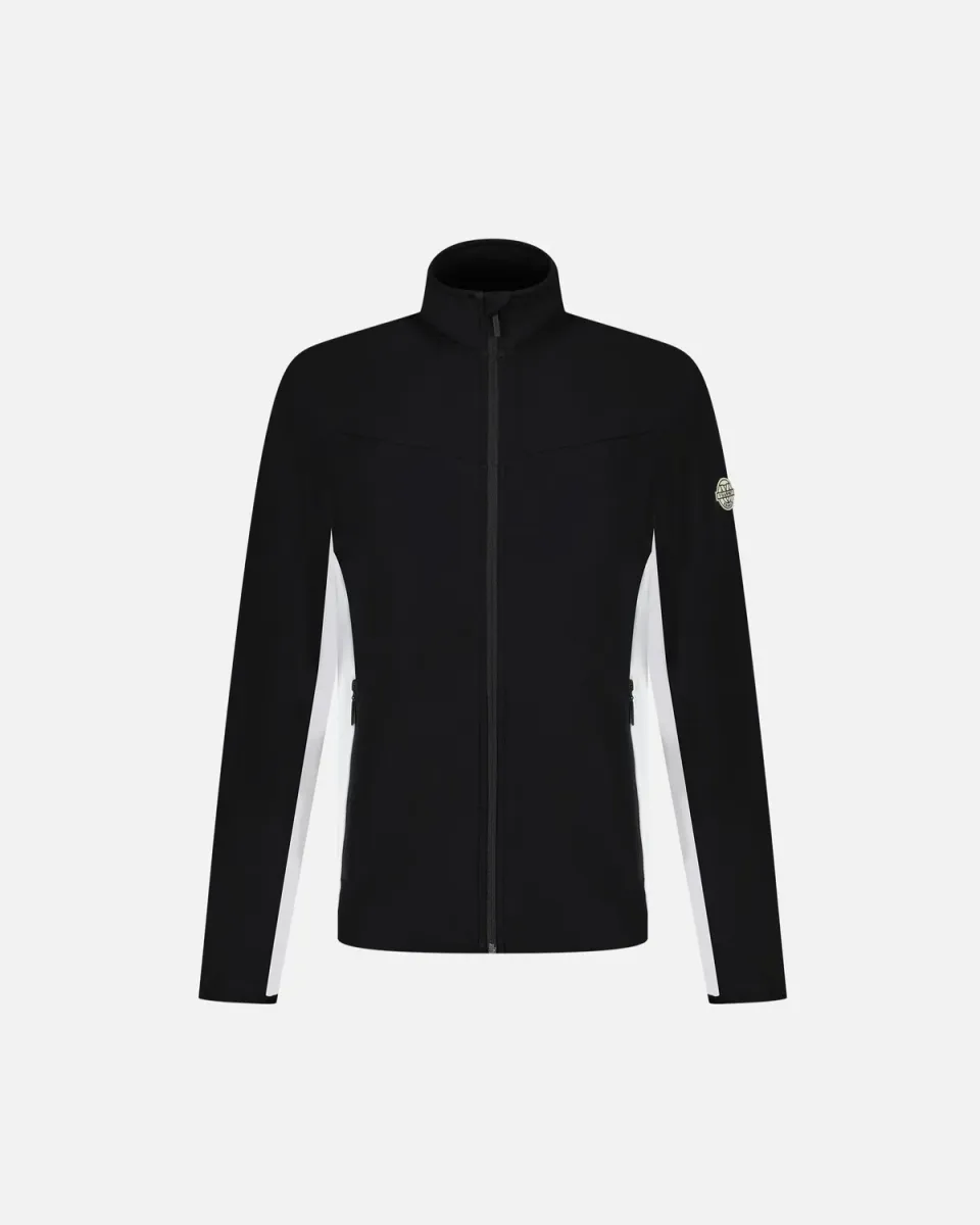 Vuarnet Urial pile uomo nero bianco stretch