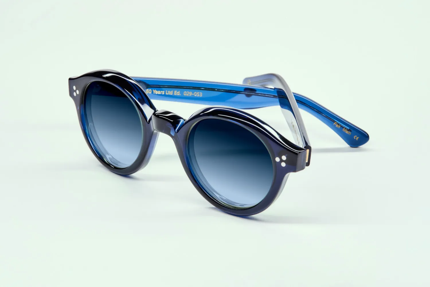 Lesca Corbs Bleu Nuit occhiali blu acetato