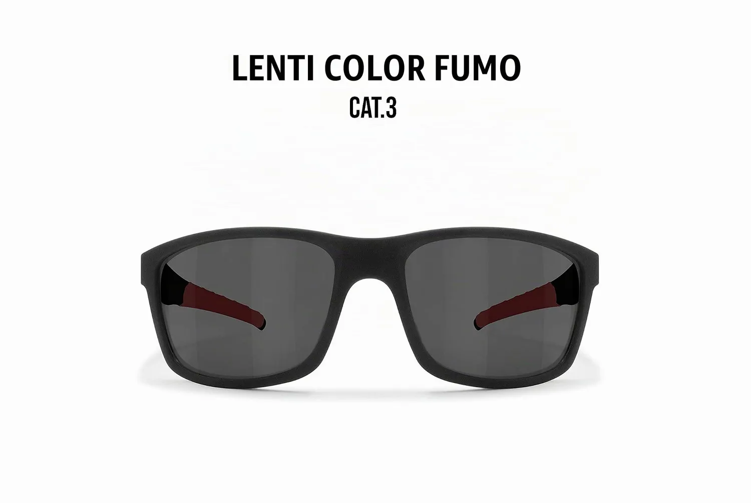 Bertoni Alien 03 occhiali sportivi antivento neri Cat.3