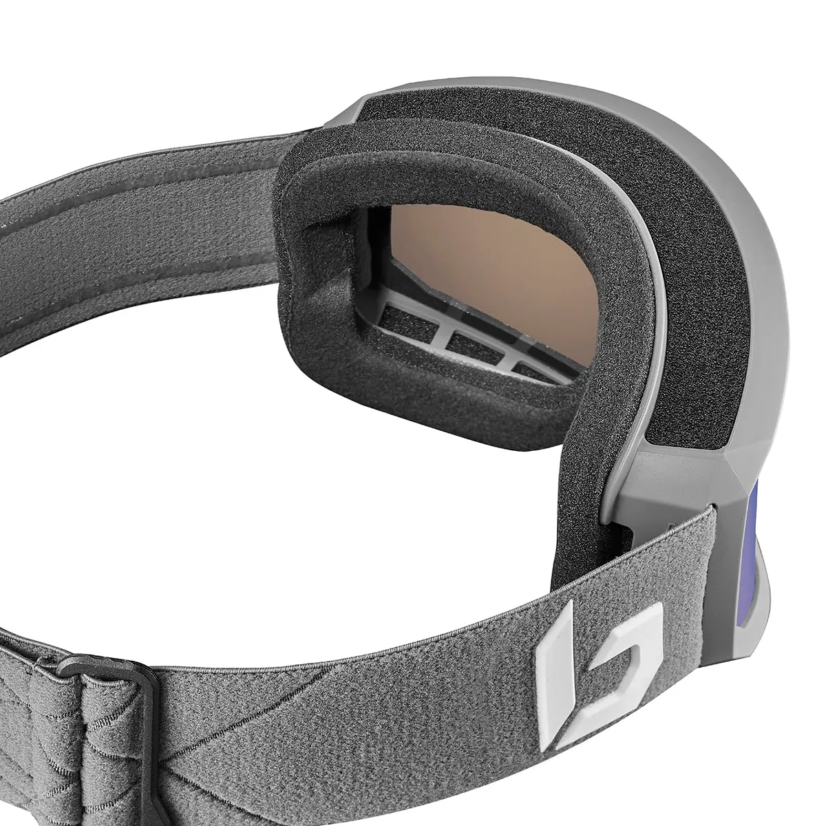 Bollé Y7 OTG maschera sci Lightest Grey Bronze Blue per occhiali