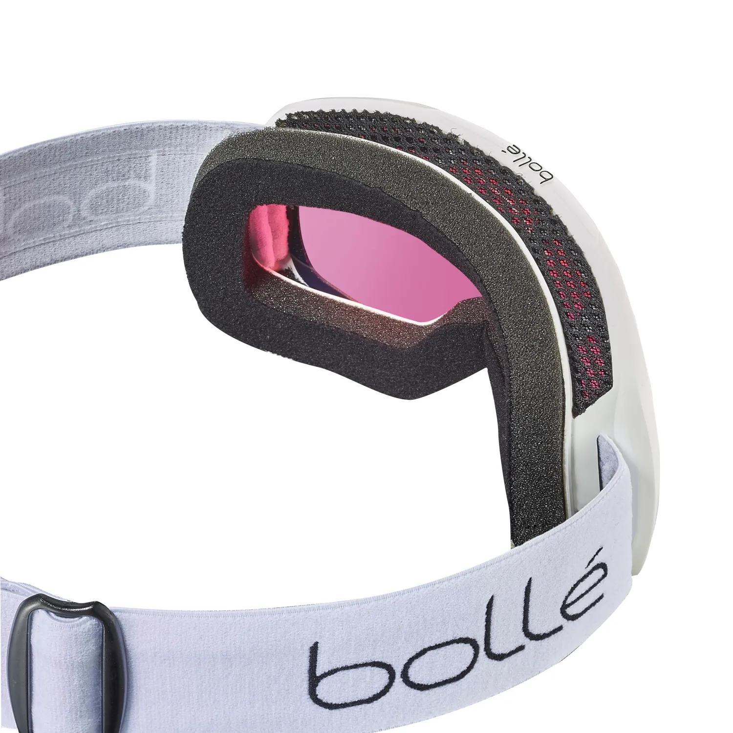 Bollé Royal White Matte maschera sci oro rosa Cat.2