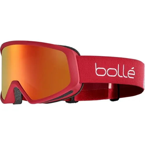 Bollé Bedrock Plus maschera sci Carmine Red Sunrise
