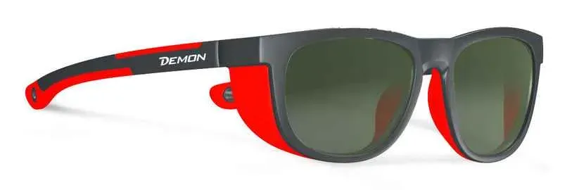 Demon Rock occhiali bimbo polarizzati 6-11 anni rosso