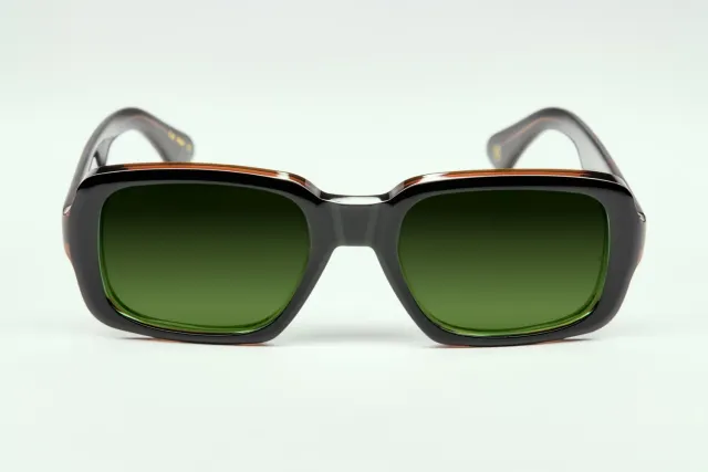 Lesca La Collection Clap montatura da vista Noir Cognac acetato