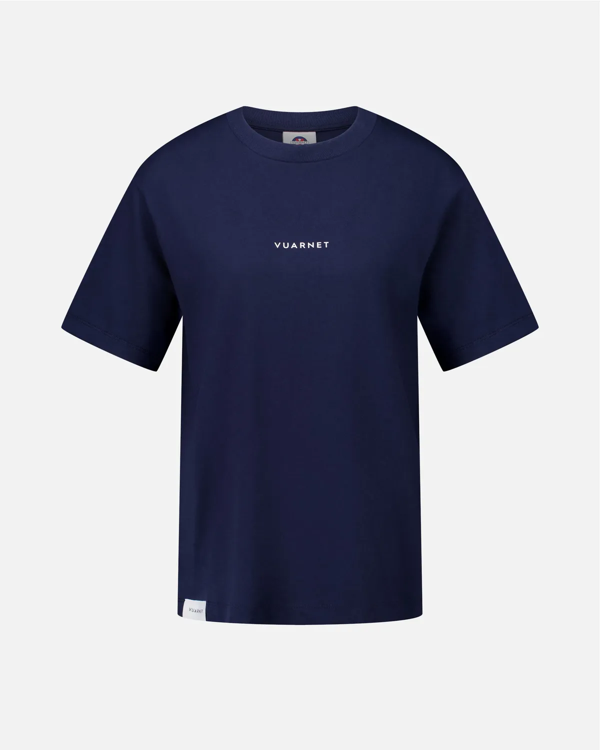 Vuarnet Logo t-shirt donna blu navy cotone bio
