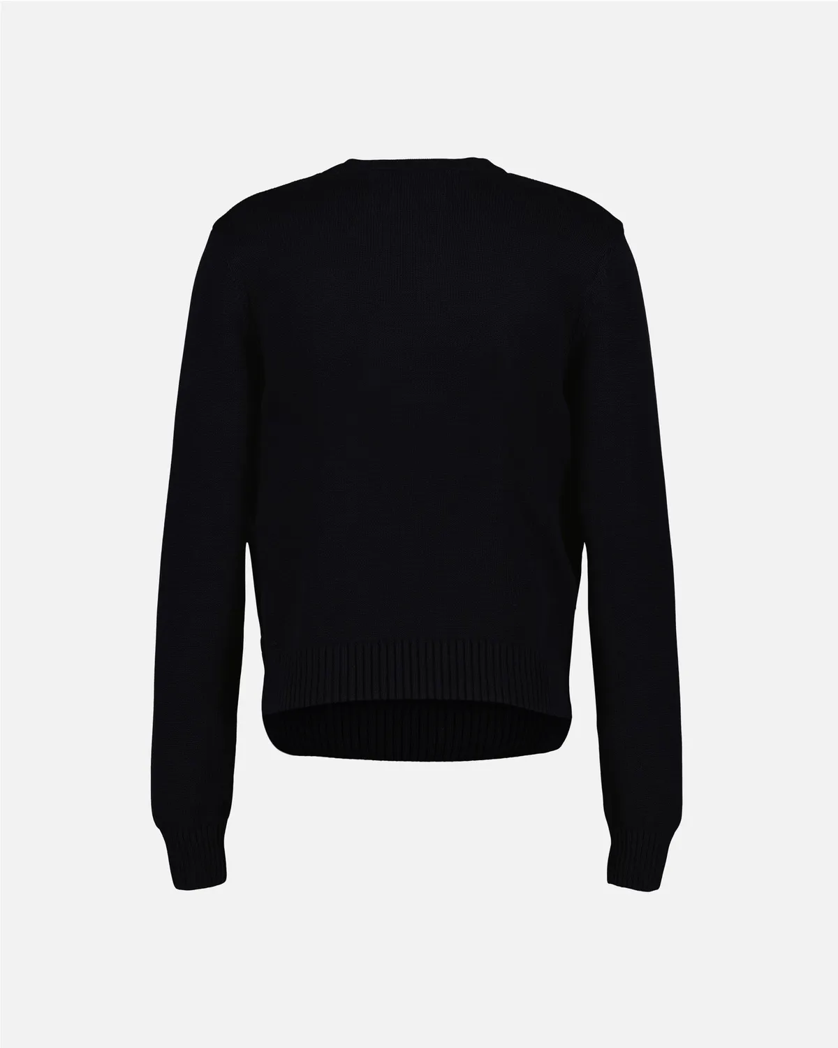 Vuarnet V sur Ski maglione nero cotone bio