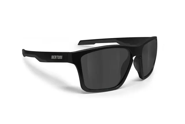 Bertoni Fulvio occhiali sport polarizzati fumo nero opaco