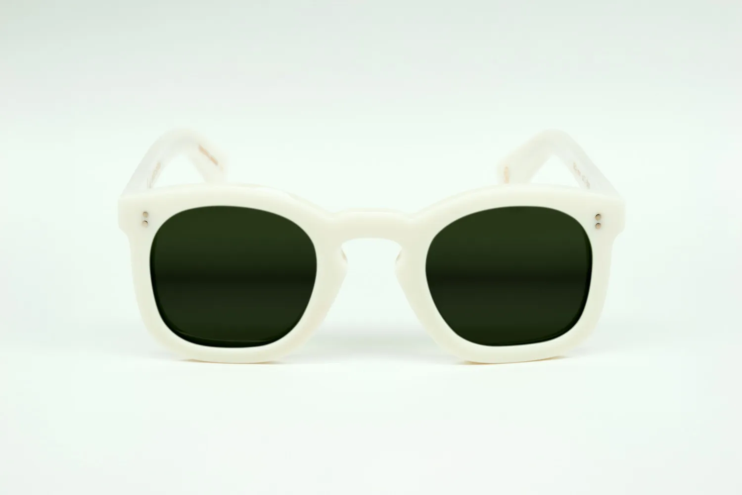 Lesca Deca Upcycling occhiali avorio chiaro elegante