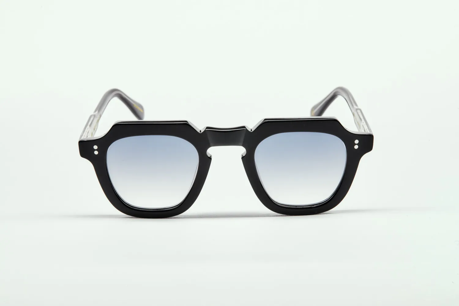 Lesca Upcycling Adok montatura Noir acetato