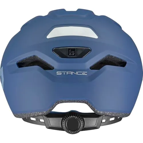 Bollé Stance Pure casco bici città blu con luce LED