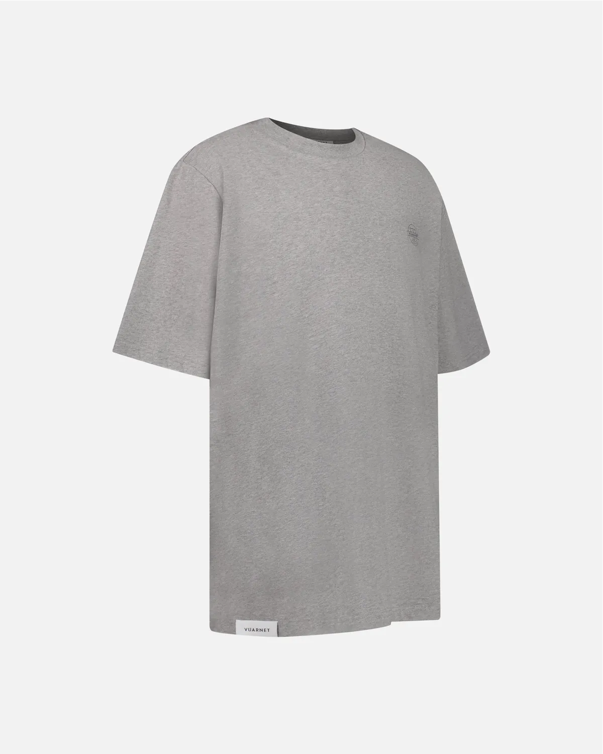 Vuarnet Logo T-shirt uomo maglietta grigia cotone leggero