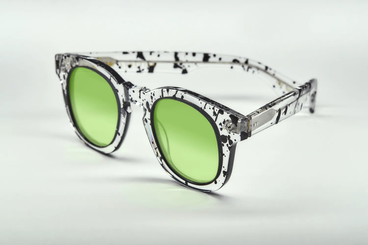 Lesca Collab Card montatura da vista crystal black acetato