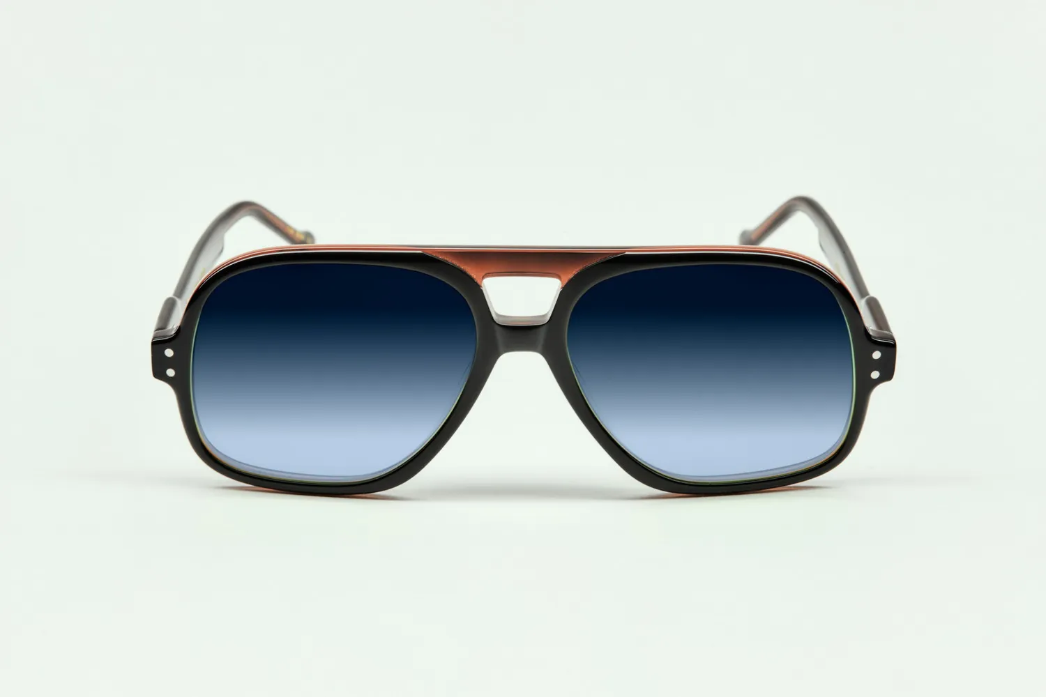 Lesca La Collection Lotus montatura da vista Black Brun acetato