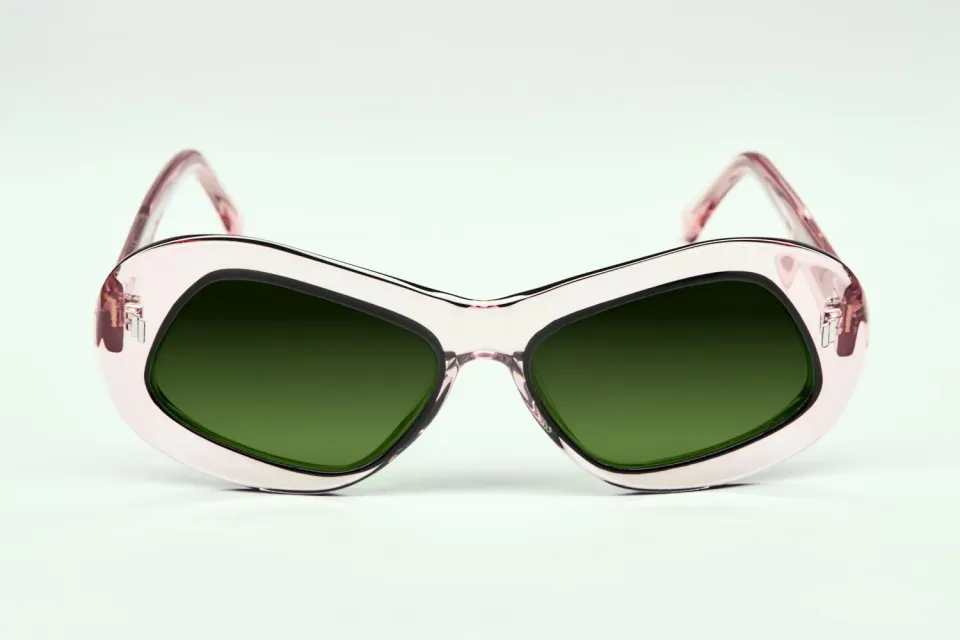 Lesca Collection Unik montatura da vista rosa bonbon acetato