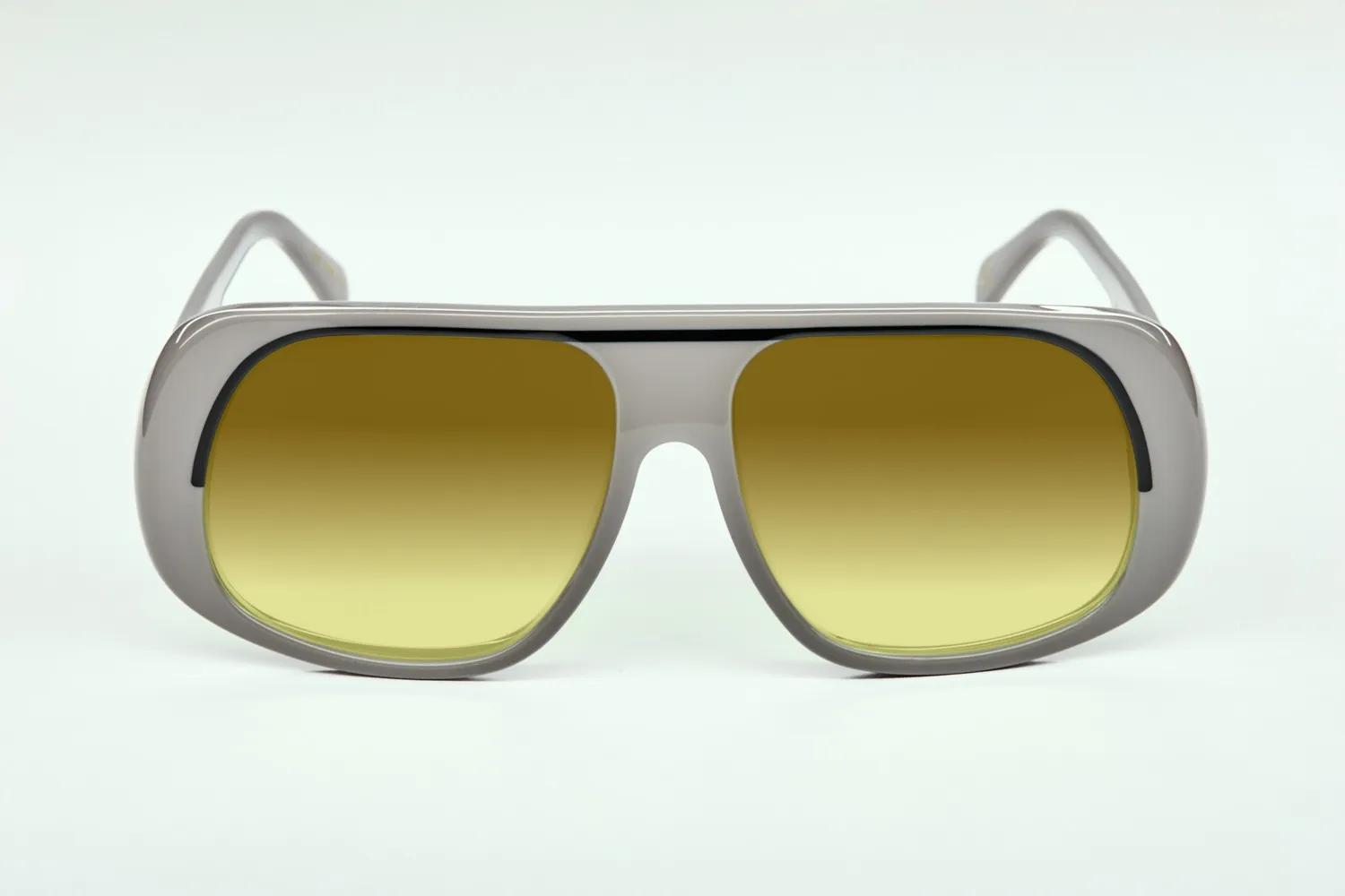 Lesca Collection V. montatura da vista grigio acetato