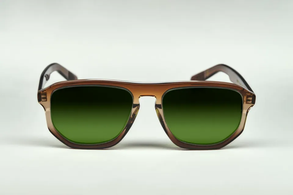 Lesca La Collection Maio XL montatura da vista cognac acetato