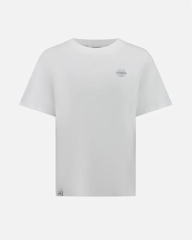Vuarnet Stamp Logo t-shirt donna bianca cotone