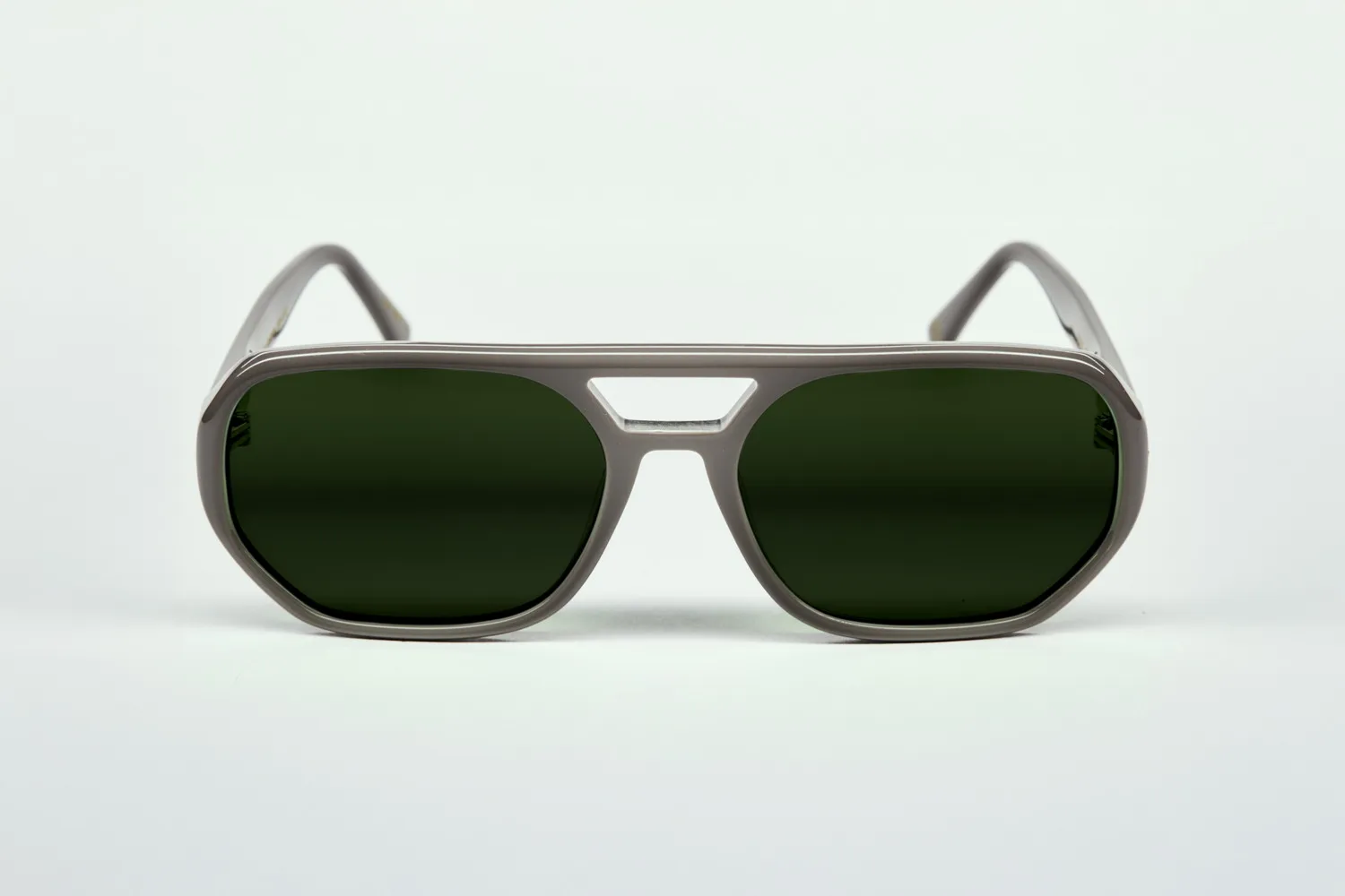 Lesca Collection Fefe montatura grigio Nardo acetato