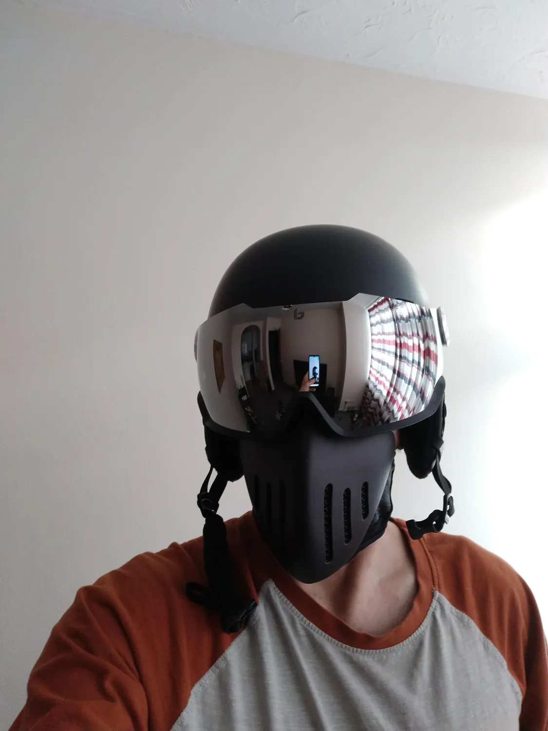 Bollé Might Visor casco sci bianco con visiera