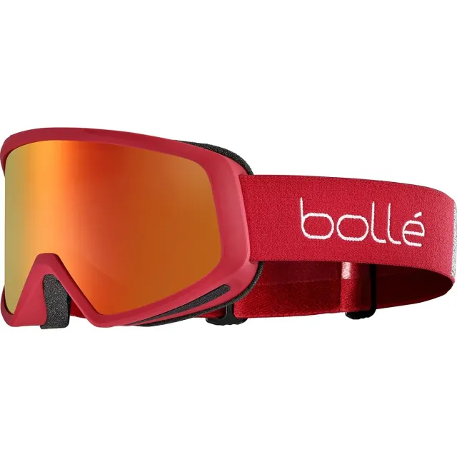 Bollé Bedrock Plus maschera sci Carmine Red Sunrise