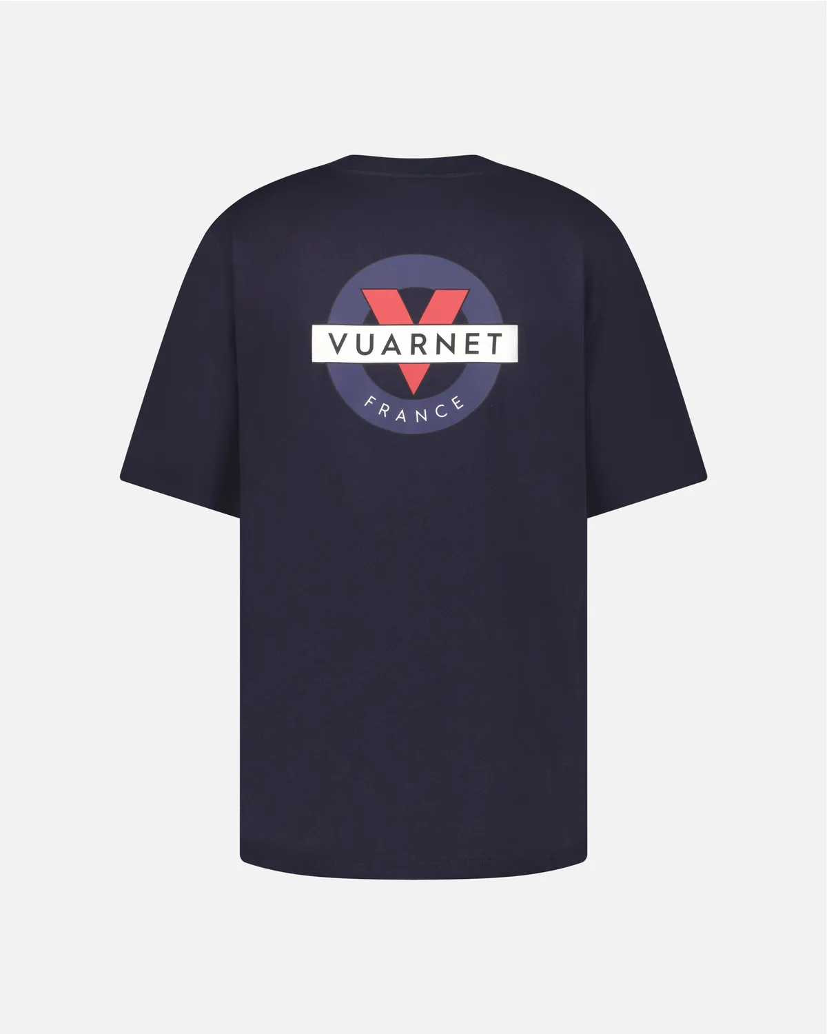 Vuarnet Logo T-shirt maglietta uomo blu navy cotone
