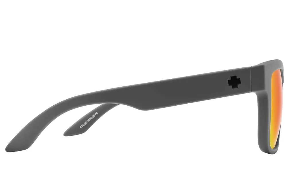 Spy Discord occhiali da sole Soft Matte Dark Gray polarizzati
