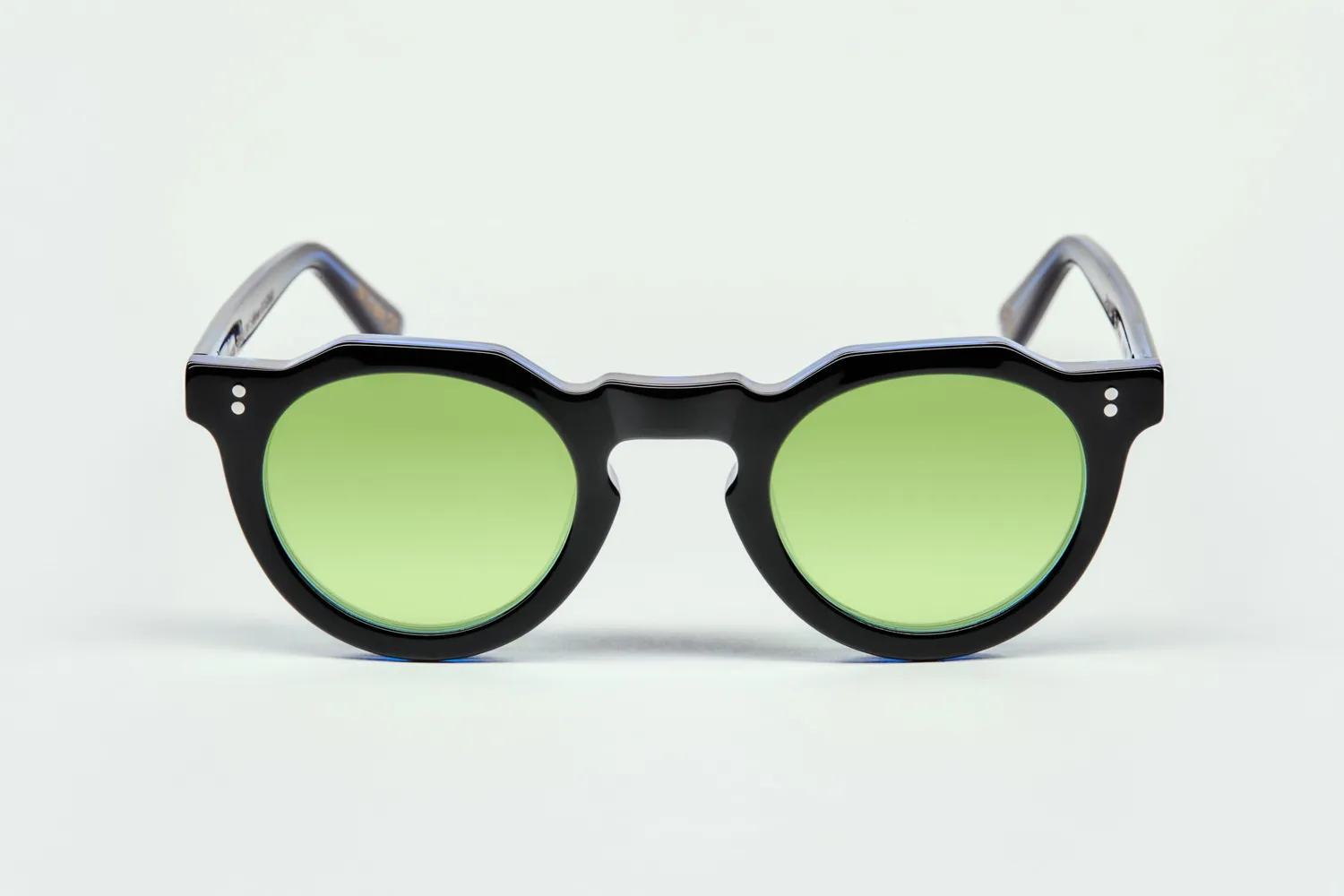 Lesca Black Edition Pica montatura Noir Bleu acetato