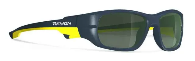 Demon Time occhiali sport bambino blu gommato polarizzati