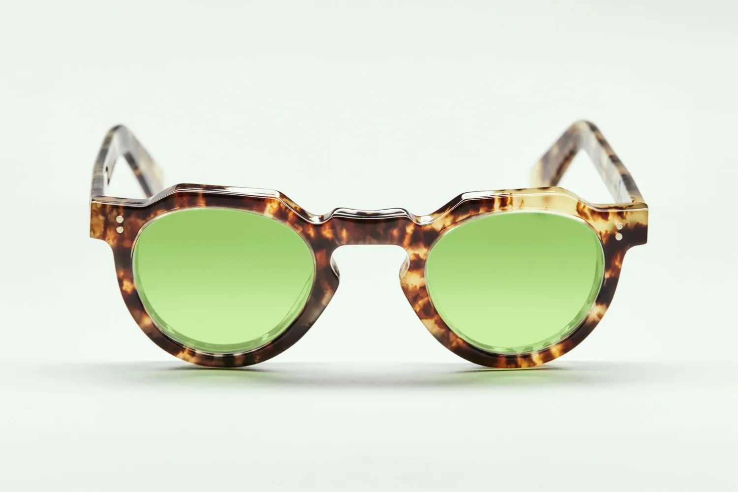 Lesca Upcycling Crown occhiali da vista Tigré 8 mm acetato