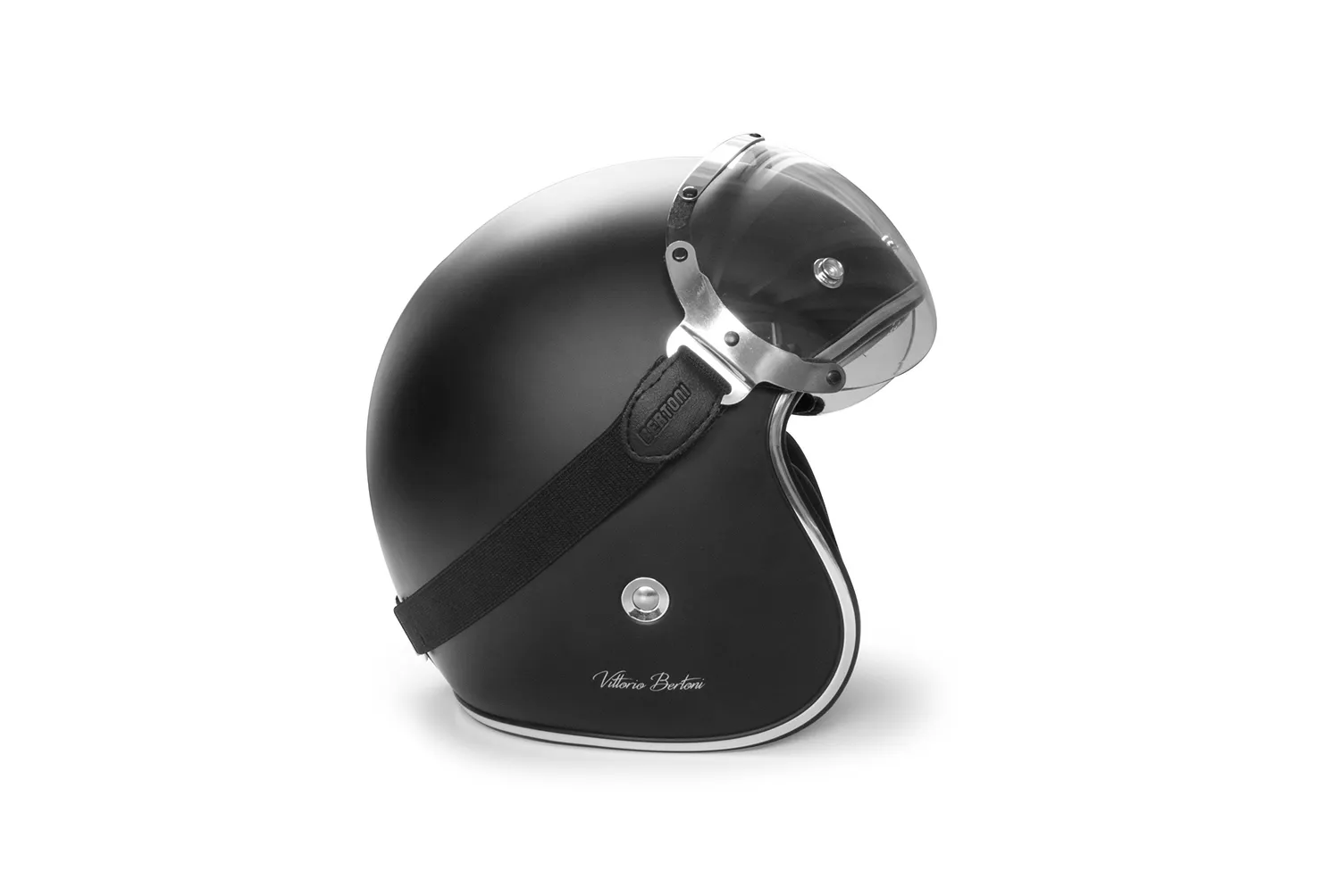 Bertoni visiera casco jet trasparente universale pelle
