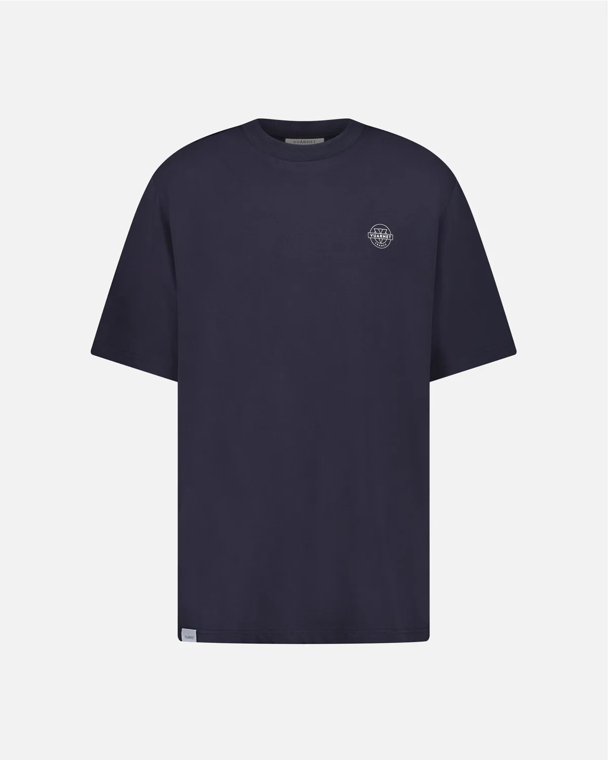 Vuarnet Logo T-shirt maglietta uomo blu navy cotone