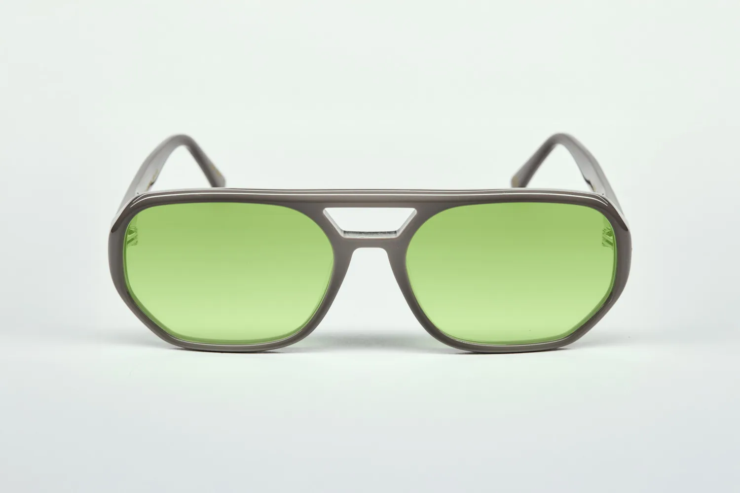 Lesca Collection Fefe montatura grigio Nardo acetato